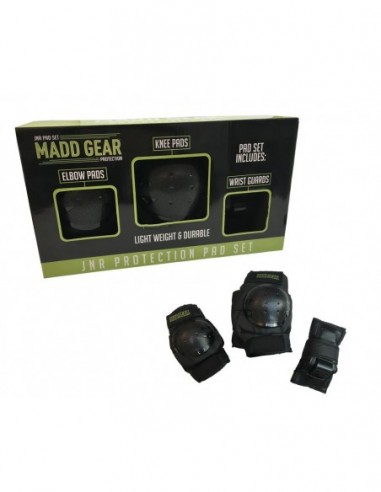 SET PROTECTORES MADD GEAR NEGRO, T. M...