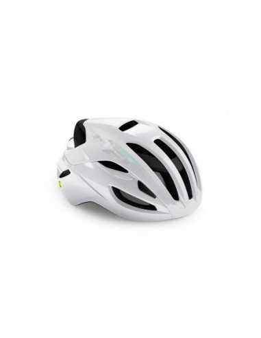 CASCO MET RIVALE MIPS BLANCO BRILLO L